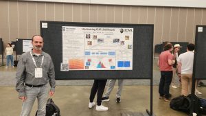 Guy with poster
